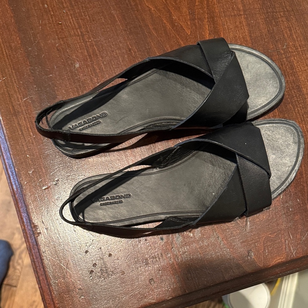 Black Women's Vagabond Sandals